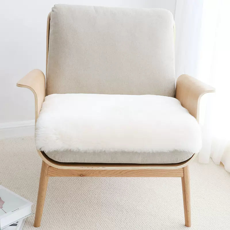 Sheep shearing velvet square mat