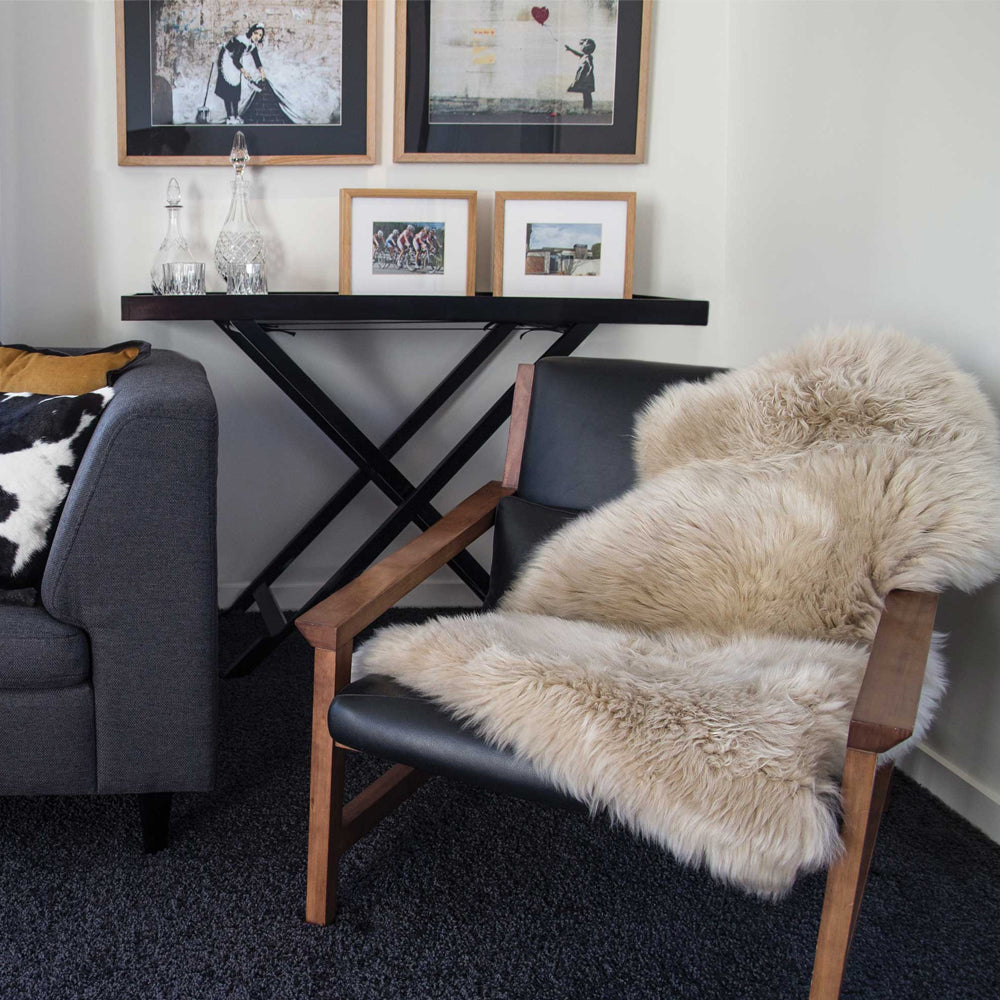 One Piece Longwool Sheepskin Rug