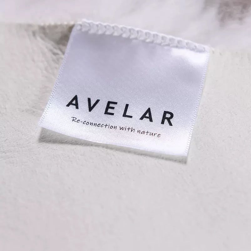 Long haired white sheepskin