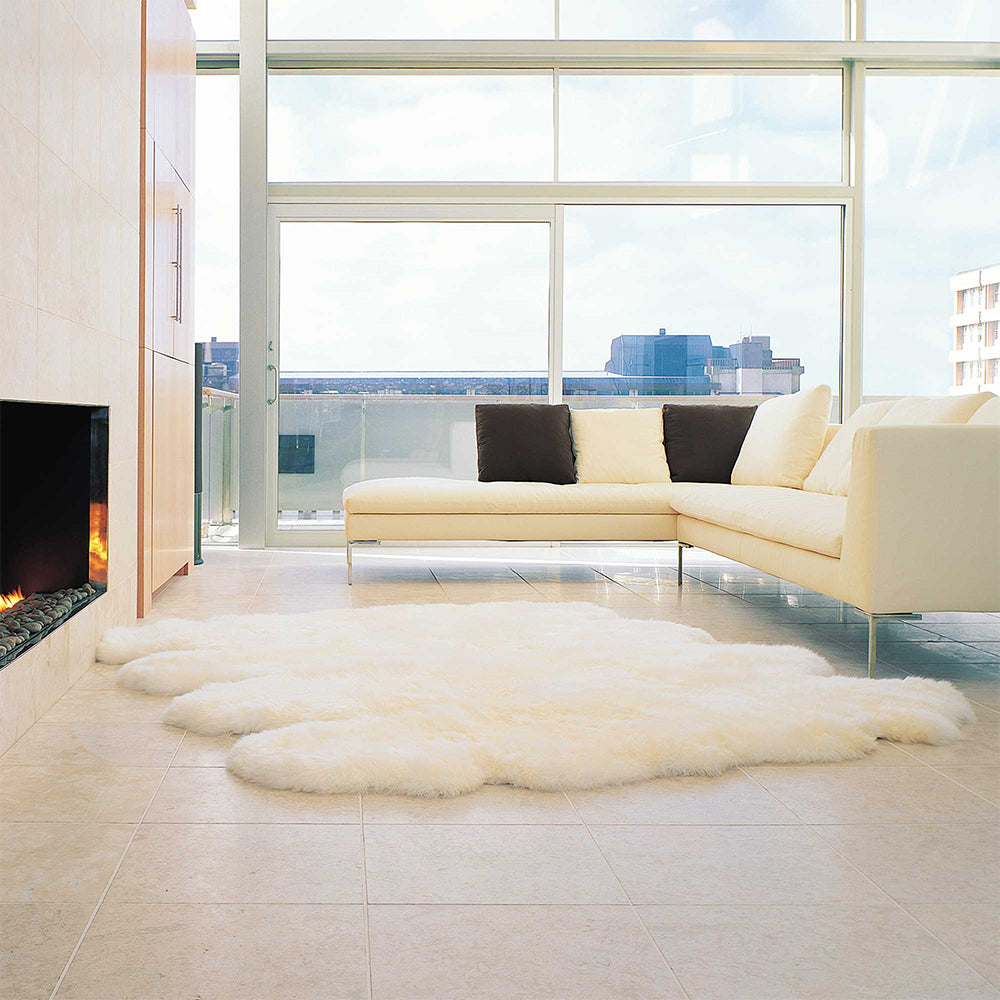 Bowron Star Grade 8 Piece Luxury Sheepskin Rug - Made To Order