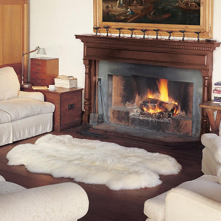 Bowron Star Grade 4 Piece Sheepskin Rug